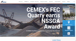 Desktop Screenshot of cemexusa.com